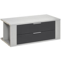 SCHUBKASTENEINSATZ 96/35/50 cm   - Grau, Modern, Glas/Holzwerkstoff (96/35/50cm) - MID.YOU
