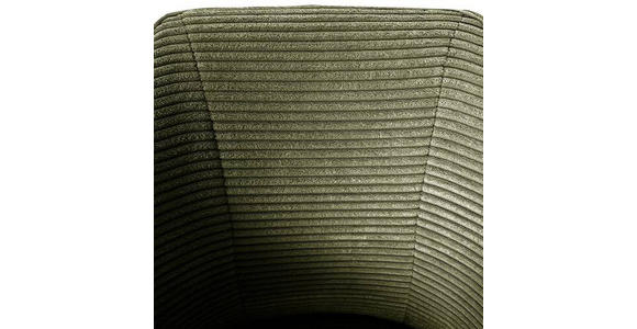 ARMLEHNSTUHL drehbar  Stoffauswahl, Typenauswahl, Sitzfläche 360° drehbar Cord  - Dunkelgrün/Eichefarben, Design, Holz/Textil (60/83/65cm) - Landscape