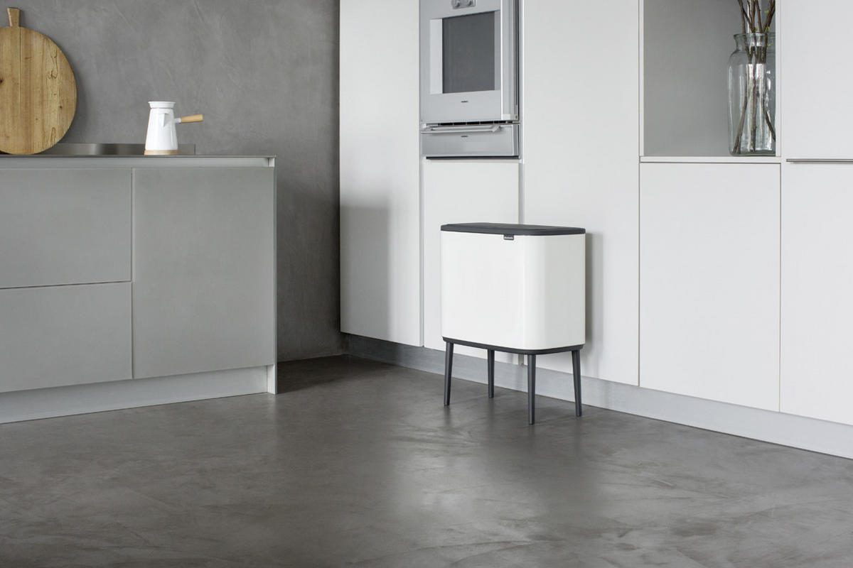 KOŠ ZA OTPAD  33 l   - bijela, Basics, plastika (54/68/31.5cm) - Brabantia