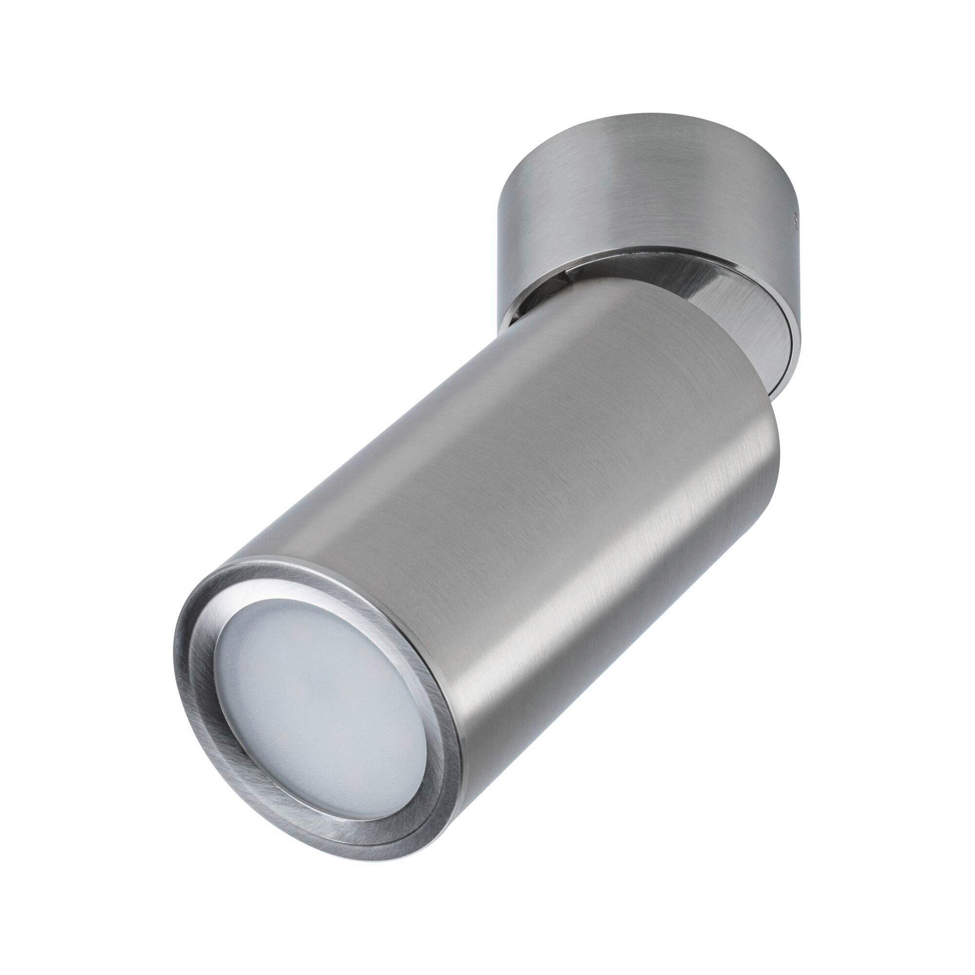 DECKENSTRAHLER Turnal 6,0/11,5 cm   - Edelstahlfarben, Basics, Metall (6,0/11,5cm) - Paulmann