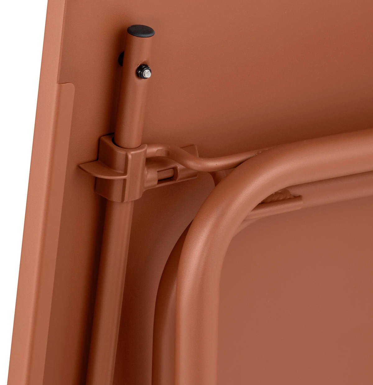 GARTENKLAPPTISCH 120/64/73 cm Metall rechteckig  - Rot, Basics, Metall (120/64/73cm) - Lafuma Mobilier