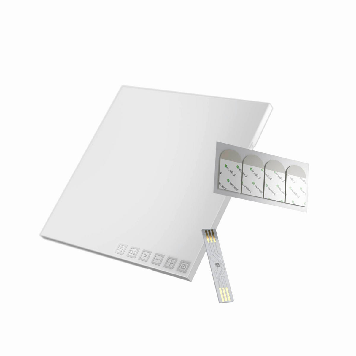 CANVAS STARTER KIT 9ER NANOLEAF CANVAS   - Weiß, Basics, Kunststoff (15/15cm)