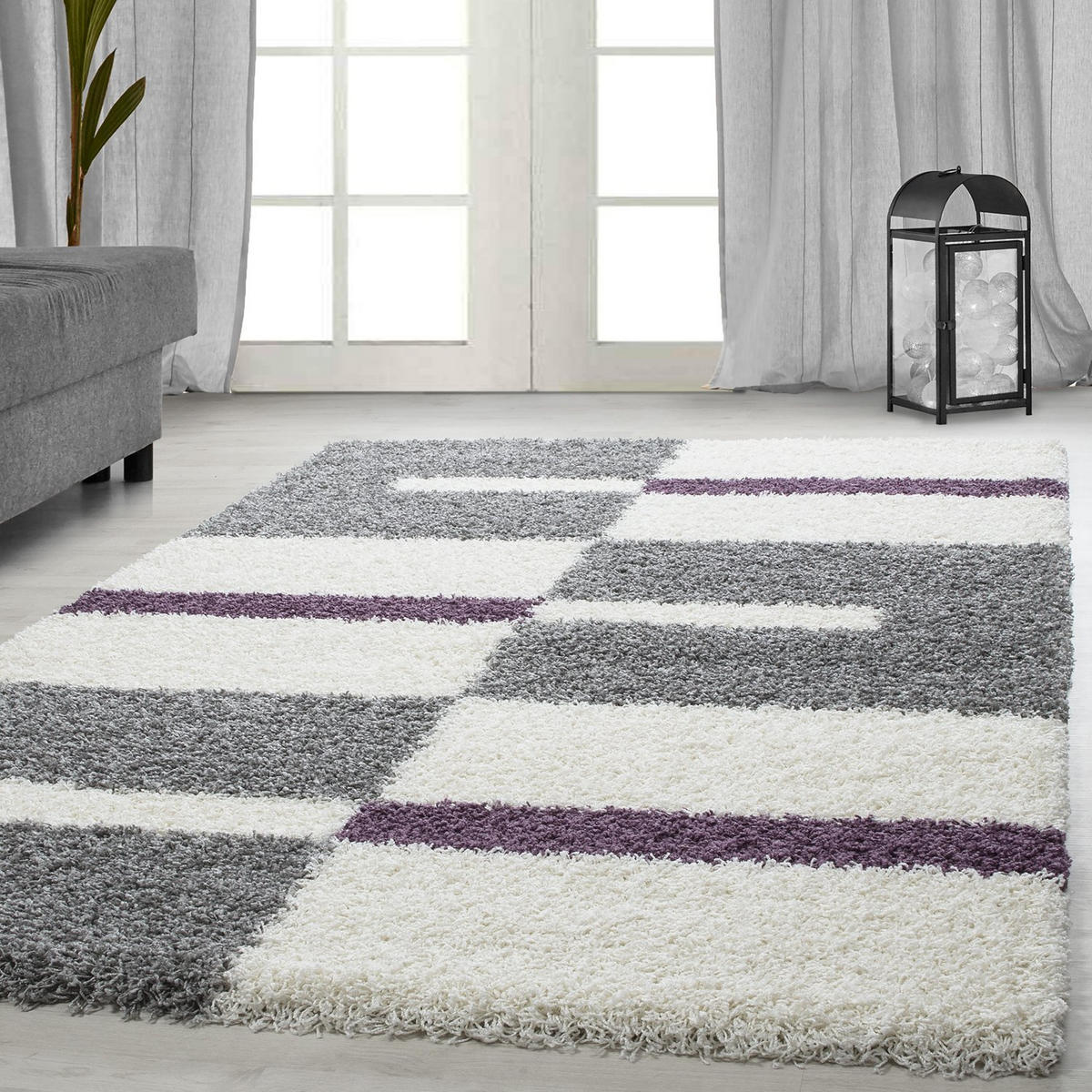 HOCHFLORTEPPICH 240/340 cm Gala 2505 Lila  - Lila, Design, Textil (240/340cm) - Novel