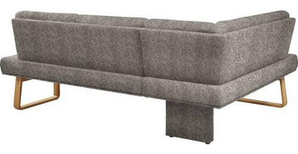 ECKBANK 174/265 cm in Eichefarben, Beige - Eichefarben/Beige, Design, Holz/Textil (174/265cm) - Dieter Knoll