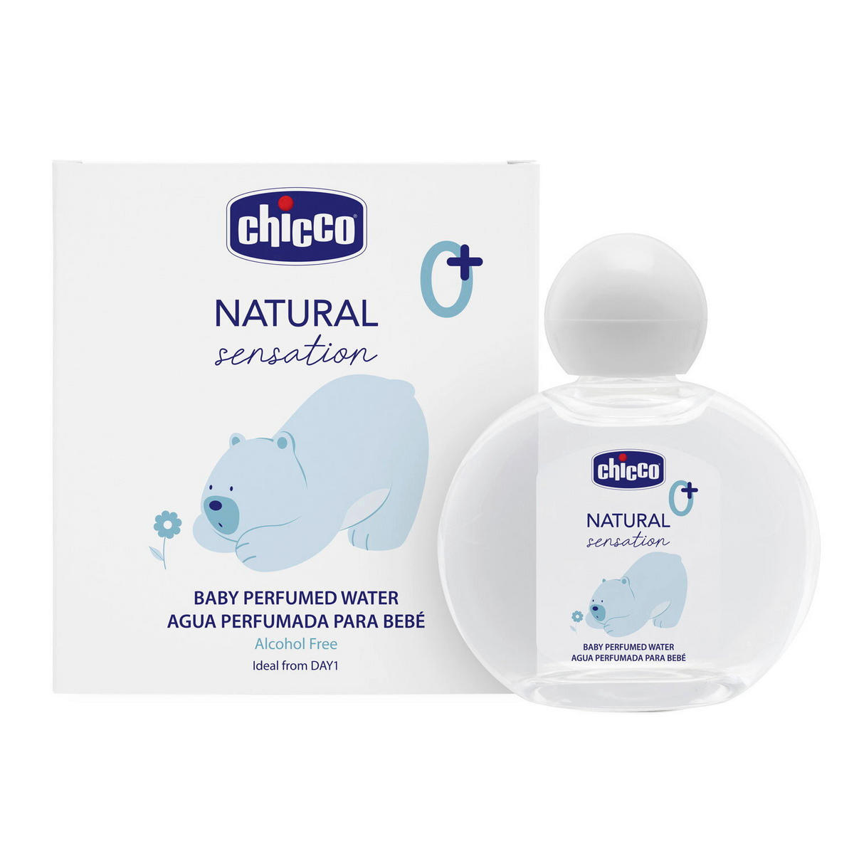 BABYPFLEGESET Natural Sensation  - Klar, Basics, Glas (100ml) - Chicco