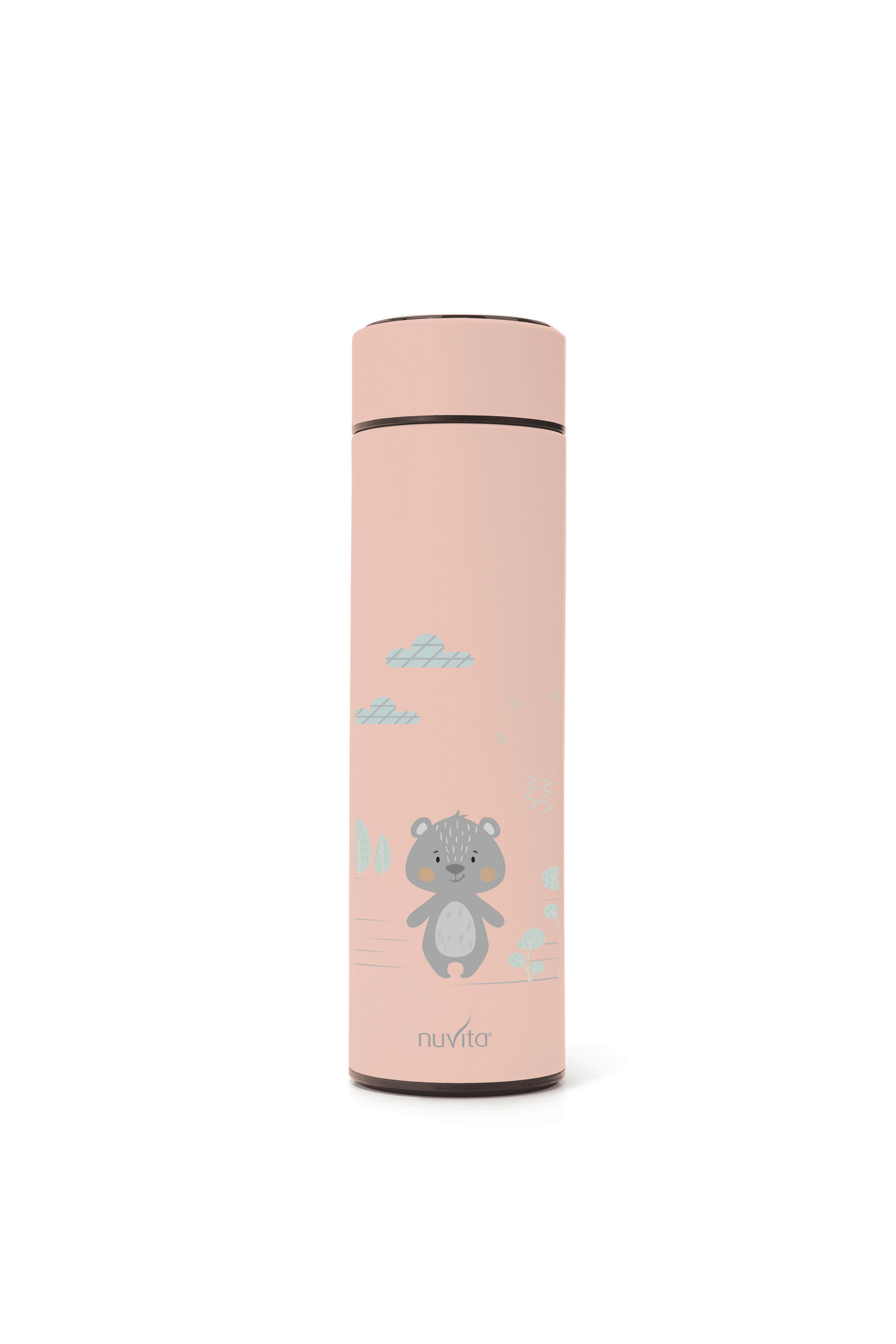 ISOLIERFLASCHE 0,5 l  - Hellrosa, Basics, Metall (7/36/7cm)