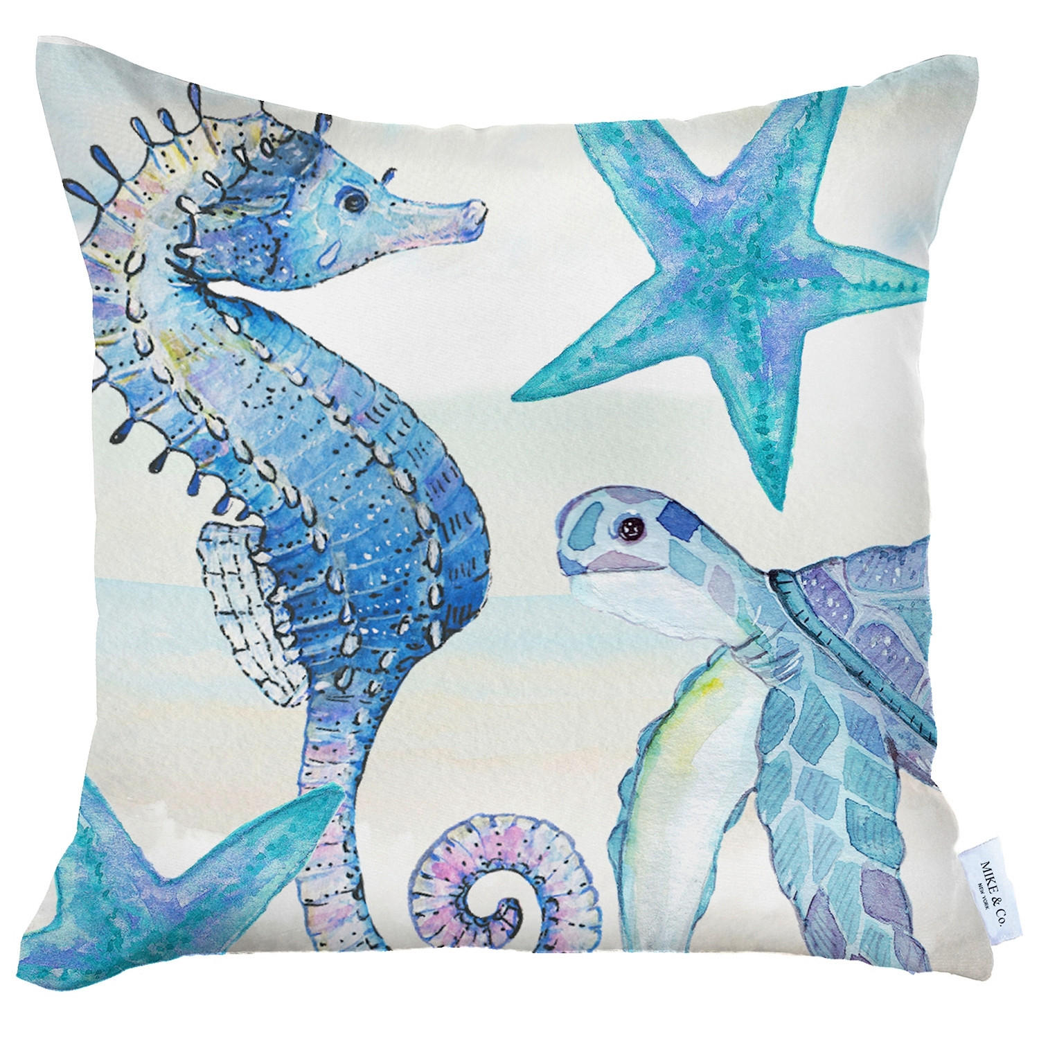 DÍSZPÁRNA 45/45 cm  - kék, Basics, textil (45/45cm)