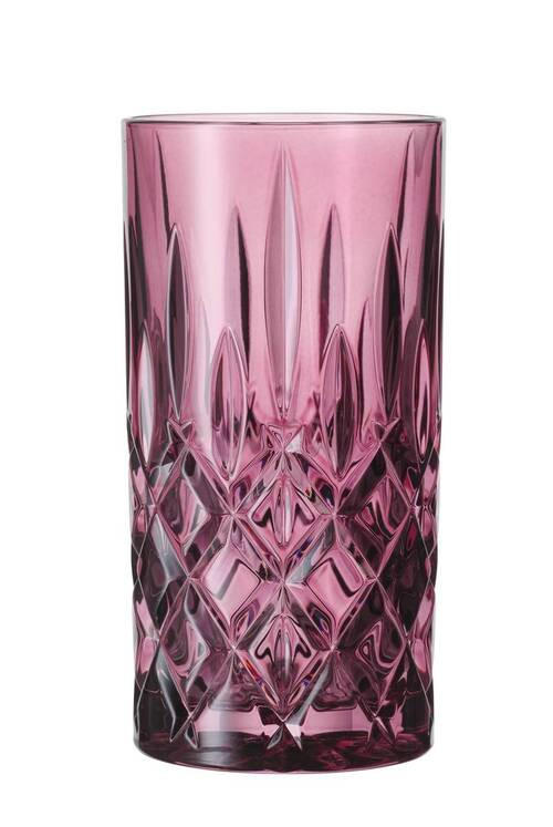 LONGDRINKGLAS 395 ml 2-teilig  - Beere, LIFESTYLE, Glas - Nachtmann