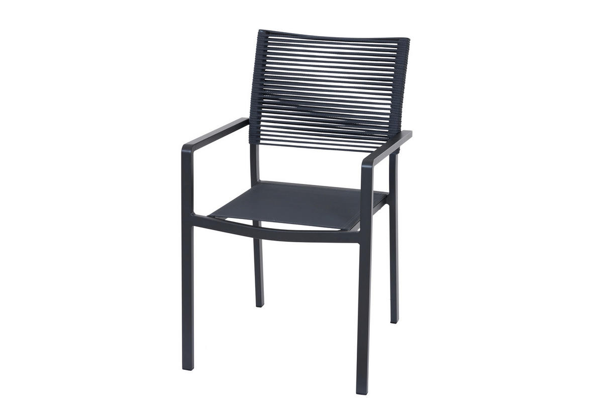 GARTENSESSEL Metall Anthrazit  - Anthrazit, Basics, Metall (54/88/58cm) - Siena Garden