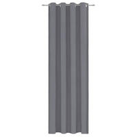 ÖSENSCHAL STAMPA blickdicht 135/245 cm   - Grau, Design, Textil (135/245cm) - Esposa