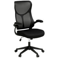 DREHSTUHL  in Netzbespannung Schwarz  - Schwarz, MODERN, Holz/Kunststoff (65/108/116/66cm) - MID.YOU