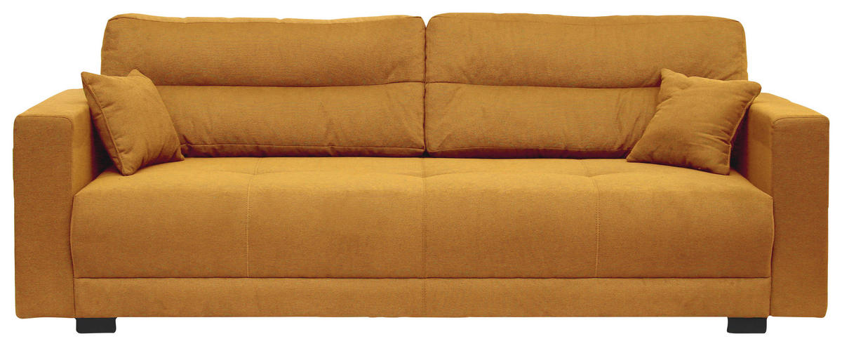 KANAPÉ sötétsárga  - sötétsárga, Basics (240/75/108cm) - Carryhome