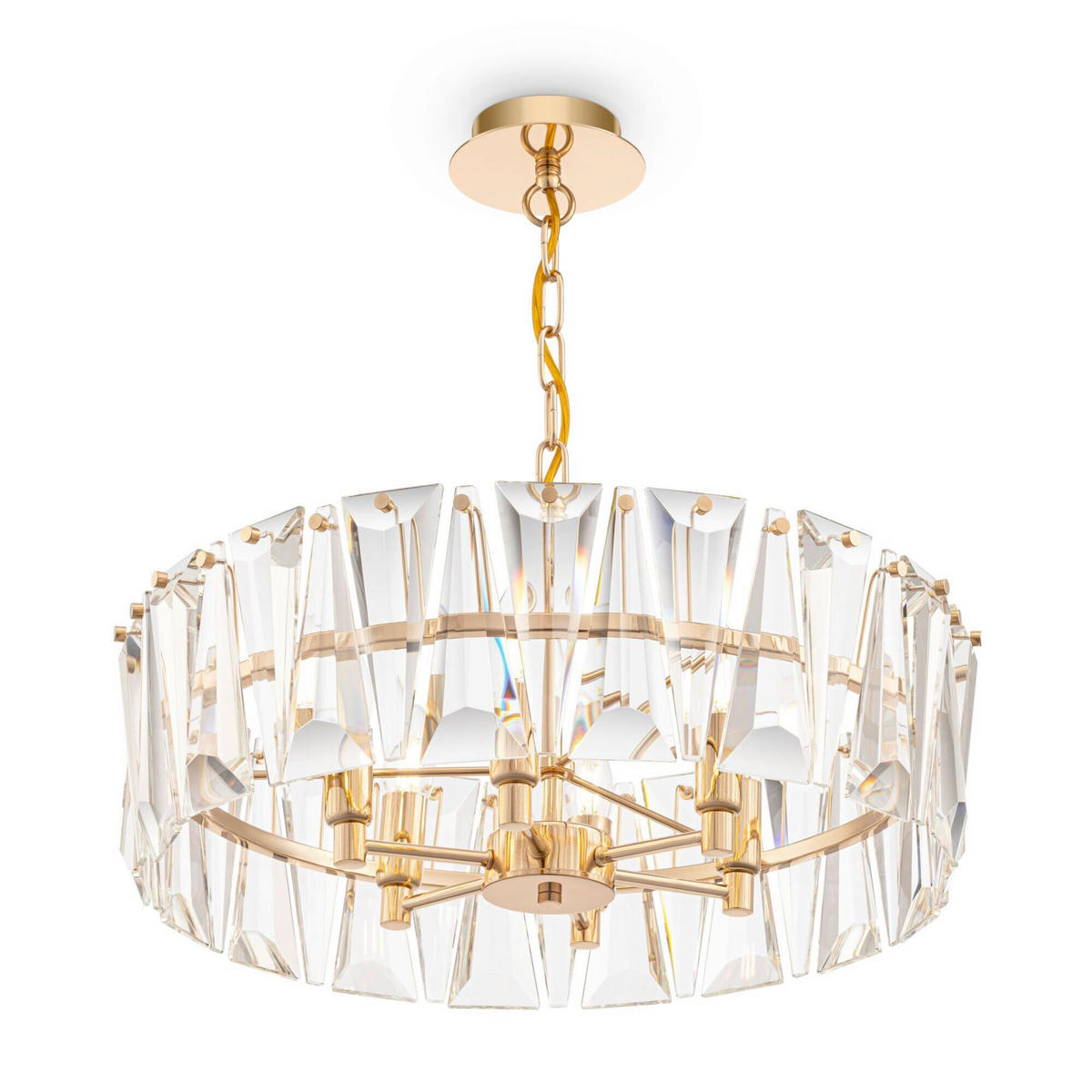 PENDELLEUCHTE 51.7/23.8/51.7 cm  - Goldfarben, Trend, Metall (51.7/23.8/51.7cm) - MAYTONI