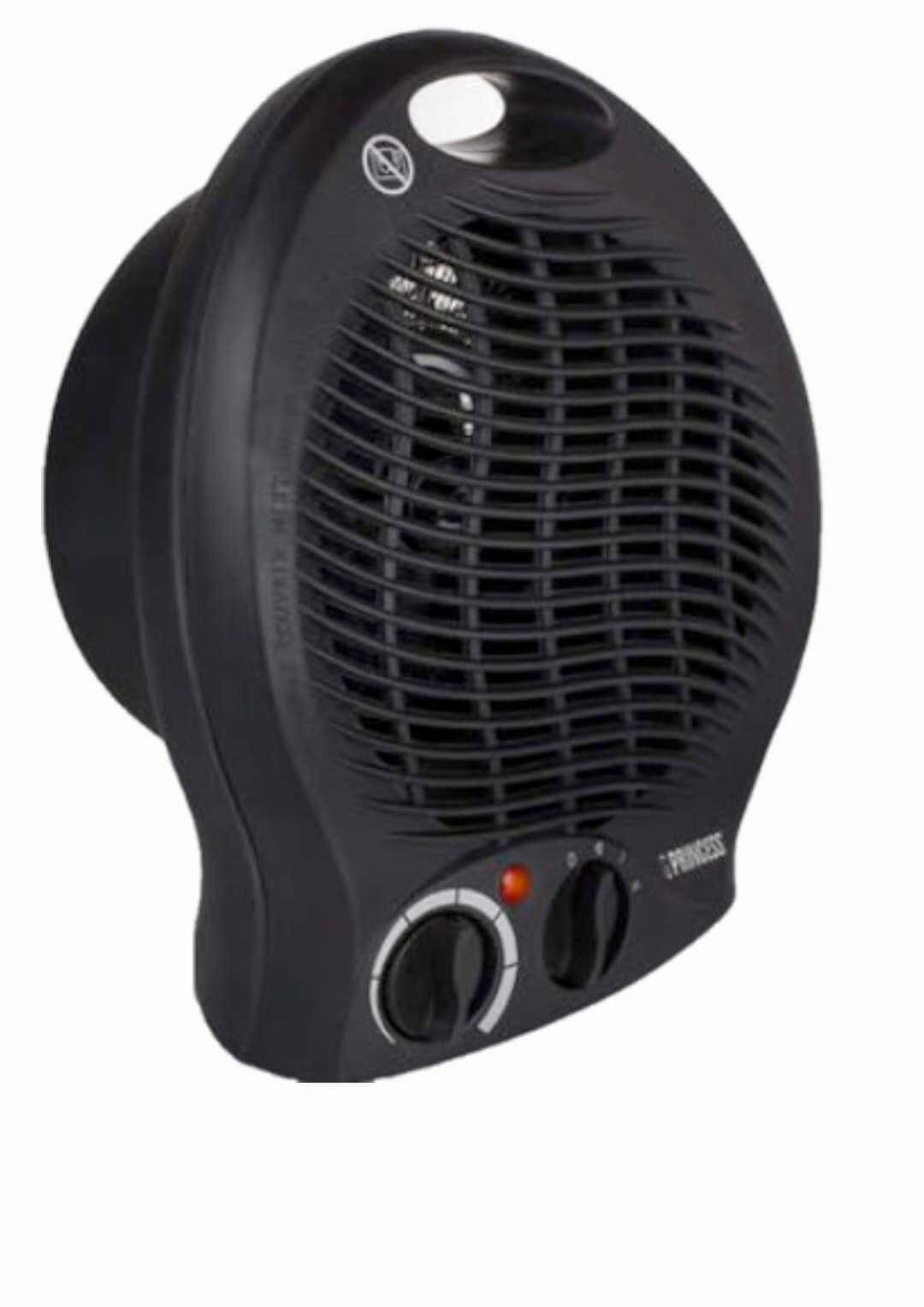 2u1, ventilator+grijalica - crna, Basics, plastika (26/22/14cm)