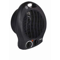 2u1, ventilator+grijalica - crna, Basics, plastika (26/22/14cm)