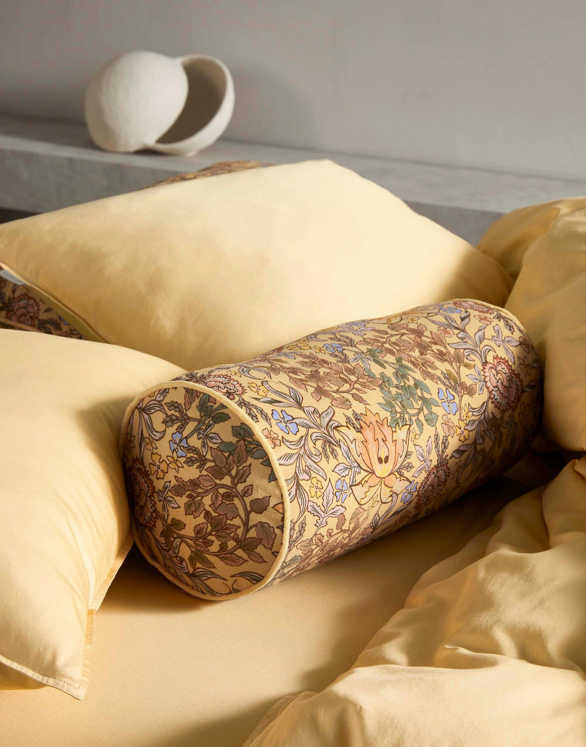 BETTWÄSCHE MINTE Satin 155/220 cm  - Gelb, Basics, Textil (155/220cm) - Essenza