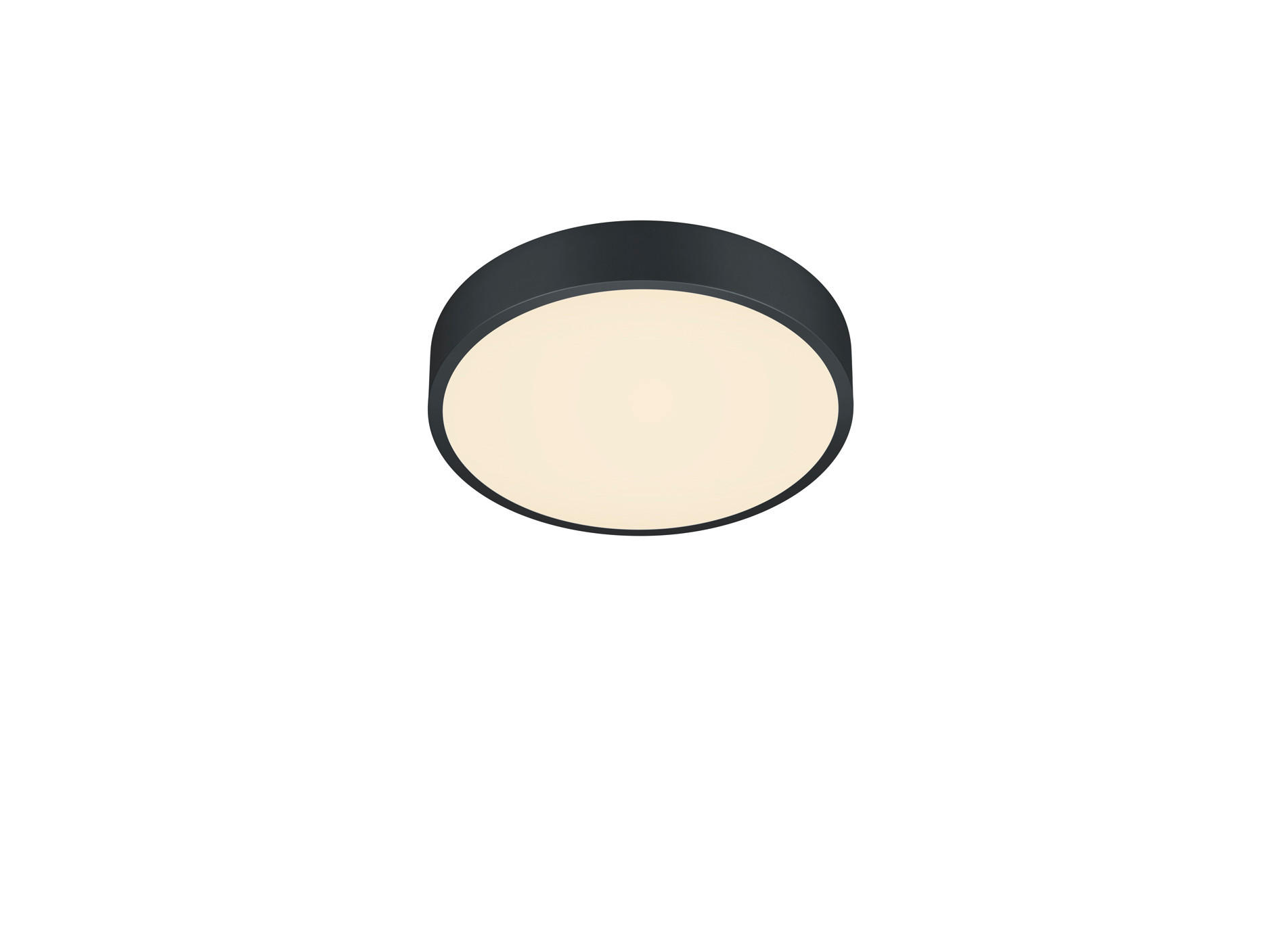 LED-DECKENLEUCHTE  31/6,5 cm    - Schwarz, Design, Metall (31/6,5cm) - Trio Leuchten