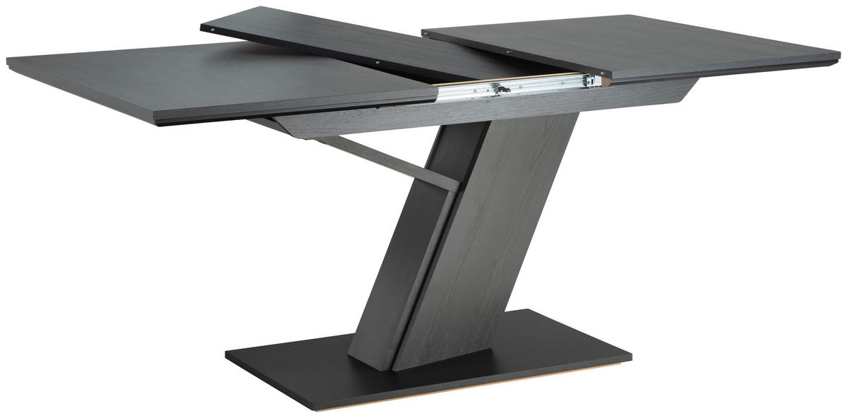 ECKBANKGRUPPE in Textil, Holzwerkstoff Grau, Schwarz, Hellgrau  - Hellgrau/Schwarz, KONVENTIONELL, Holzwerkstoff/Textil (205/155cm) - Cantus