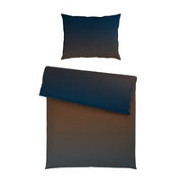 BETTWÄSCHE Satin 140/200 cm  - Blau/Gelb, Textil (140/200cm) - Novel