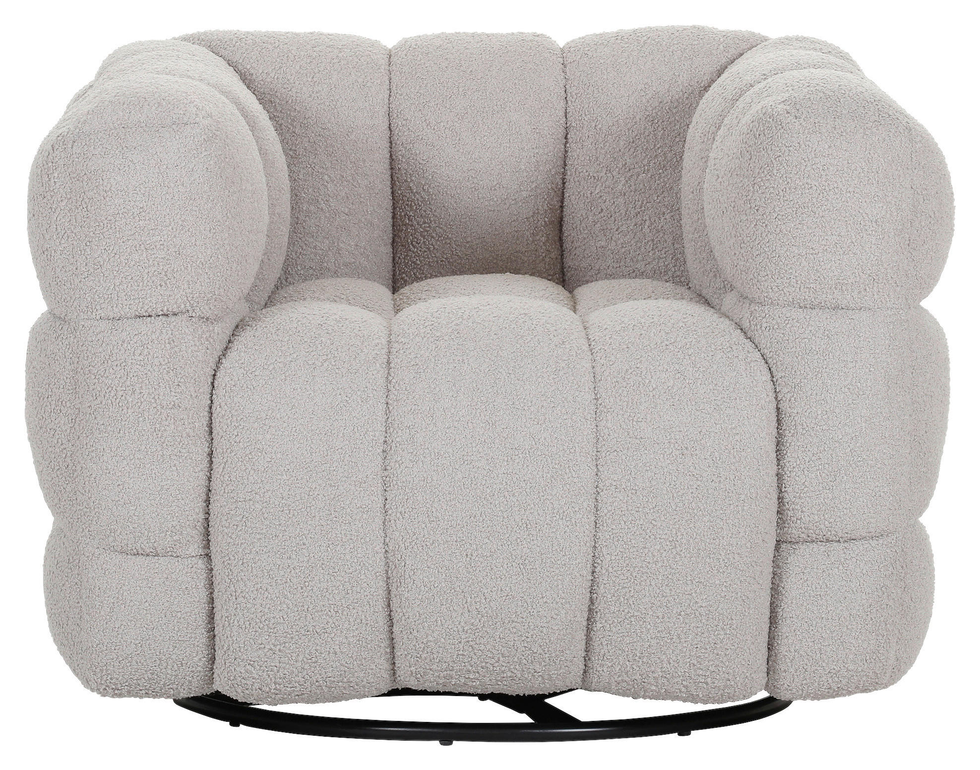 SESSEL in Flachgewebe Schlammfarben  - Schlammfarben/Schwarz, KONVENTIONELL, Textil/Metall (97/71/87cm) - Carryhome
