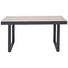 LOUNGETISCH 140/70/68 cm - Anthrazit/Teakfarben, MODERN, Kunststoff/Metall (140/70/68cm) - Amatio LOUNGETISCH 140/70/68 cm - Anthrazit/Teakfarben, MODERN, Kunststoff/Metall (140/70/68cm) - Amatio