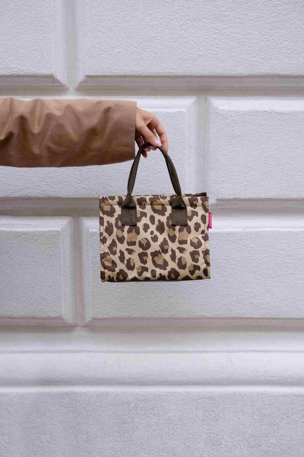 EINKAUFSTASCHE Daily shopper XS leo macchiato  - Multicolor, Basics, Kunststoff (27/21/14cm) - Reisenthel