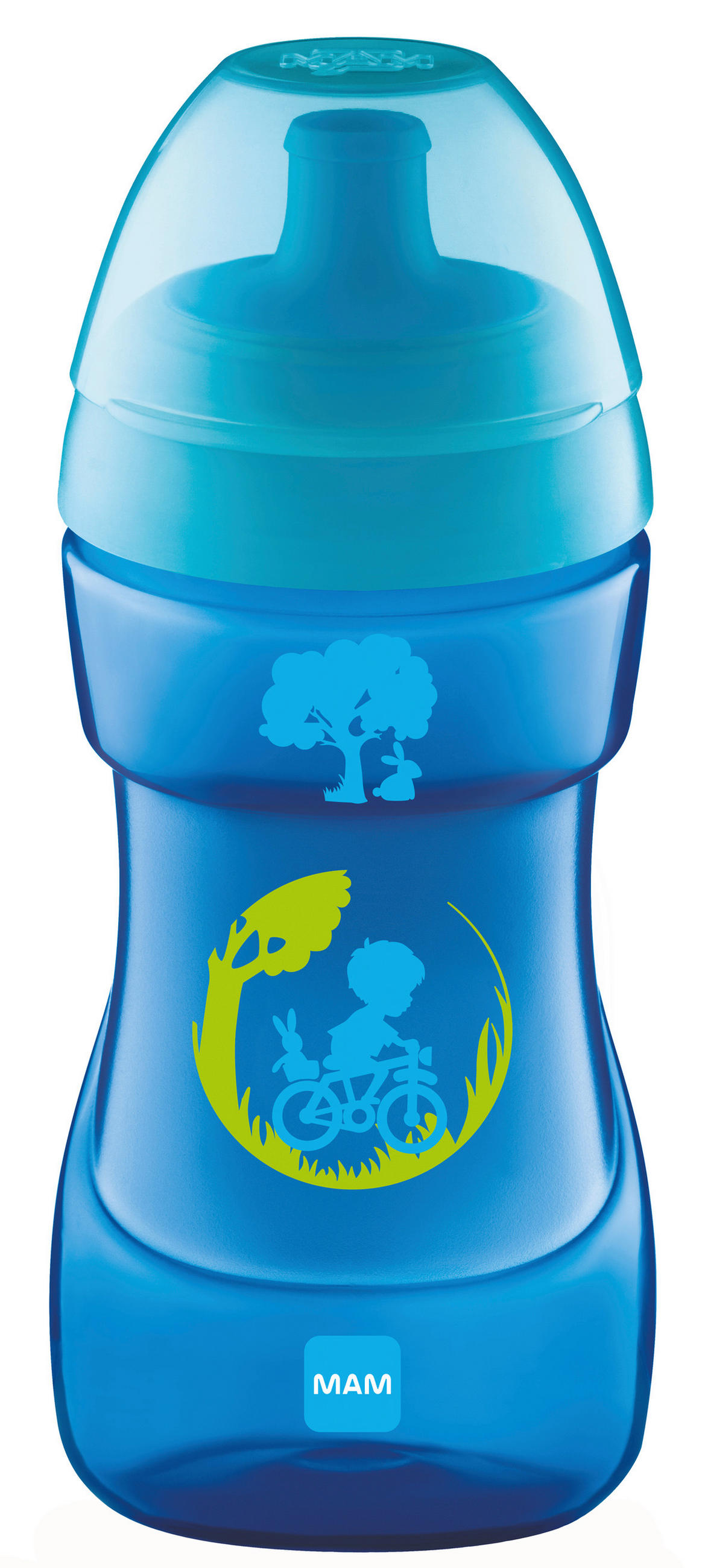 TRINKBECHER  - Blau/Pink, Basics, Kunststoff (9,0/9,6/25,5cm) - MAM