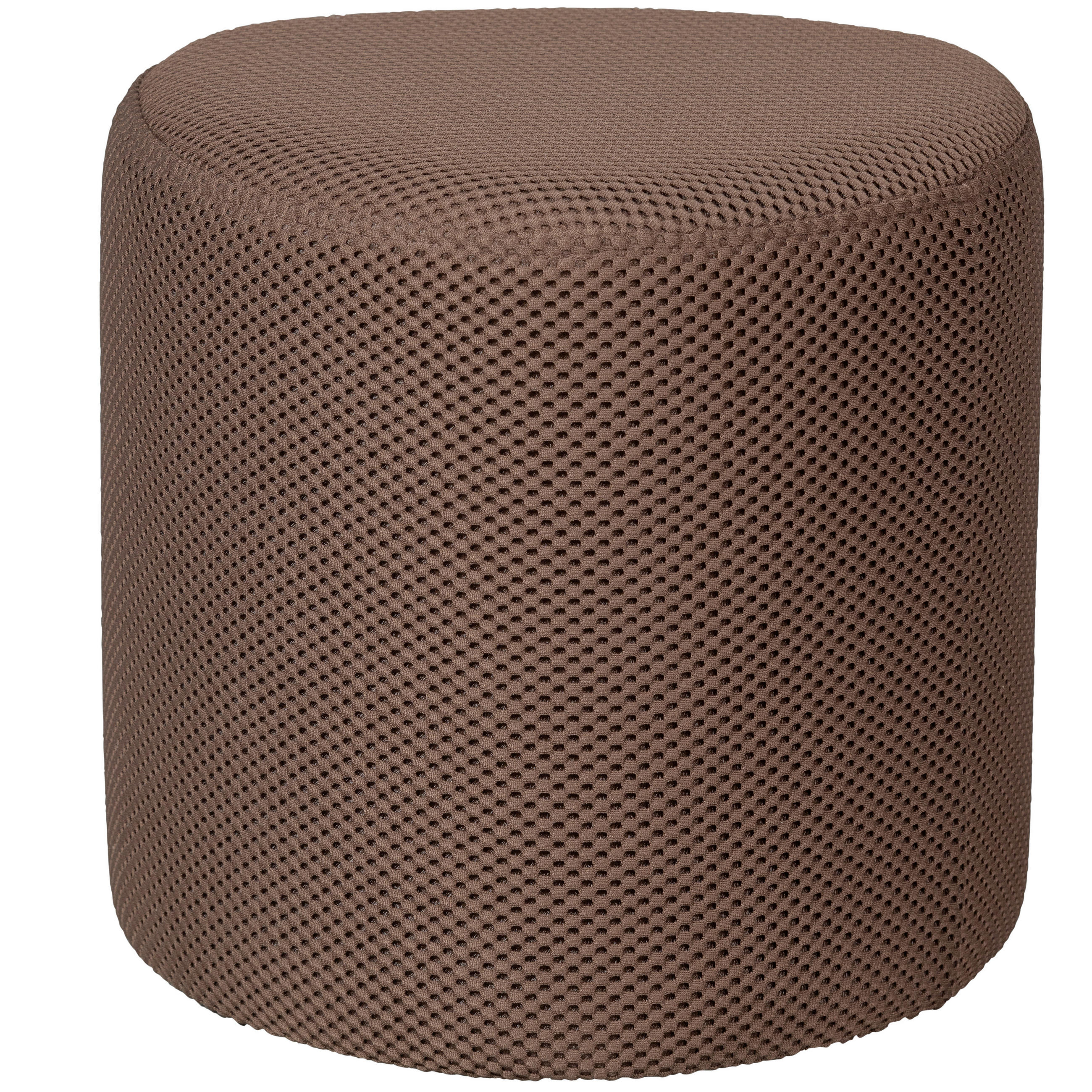 HOCKER in Textil Braun  - Braun, Design, Textil (40/38/40cm) - Livetastic