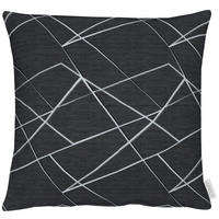 KISSENBEZUG 46/46 cm  - Hellgrau/Schwarz, Design, Textil (46/46cm) - Ambiente