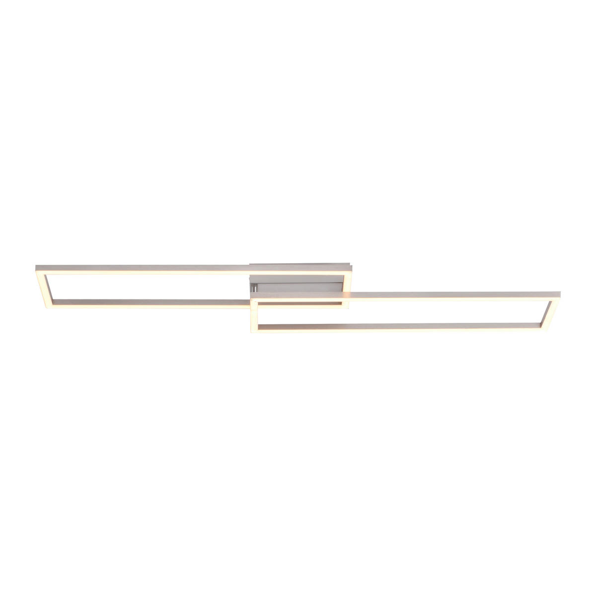 LED SVJETILJKA STROPNA  - boje oplemenjenog čelika, Design, metal/plastika (92,4/22/7cm)