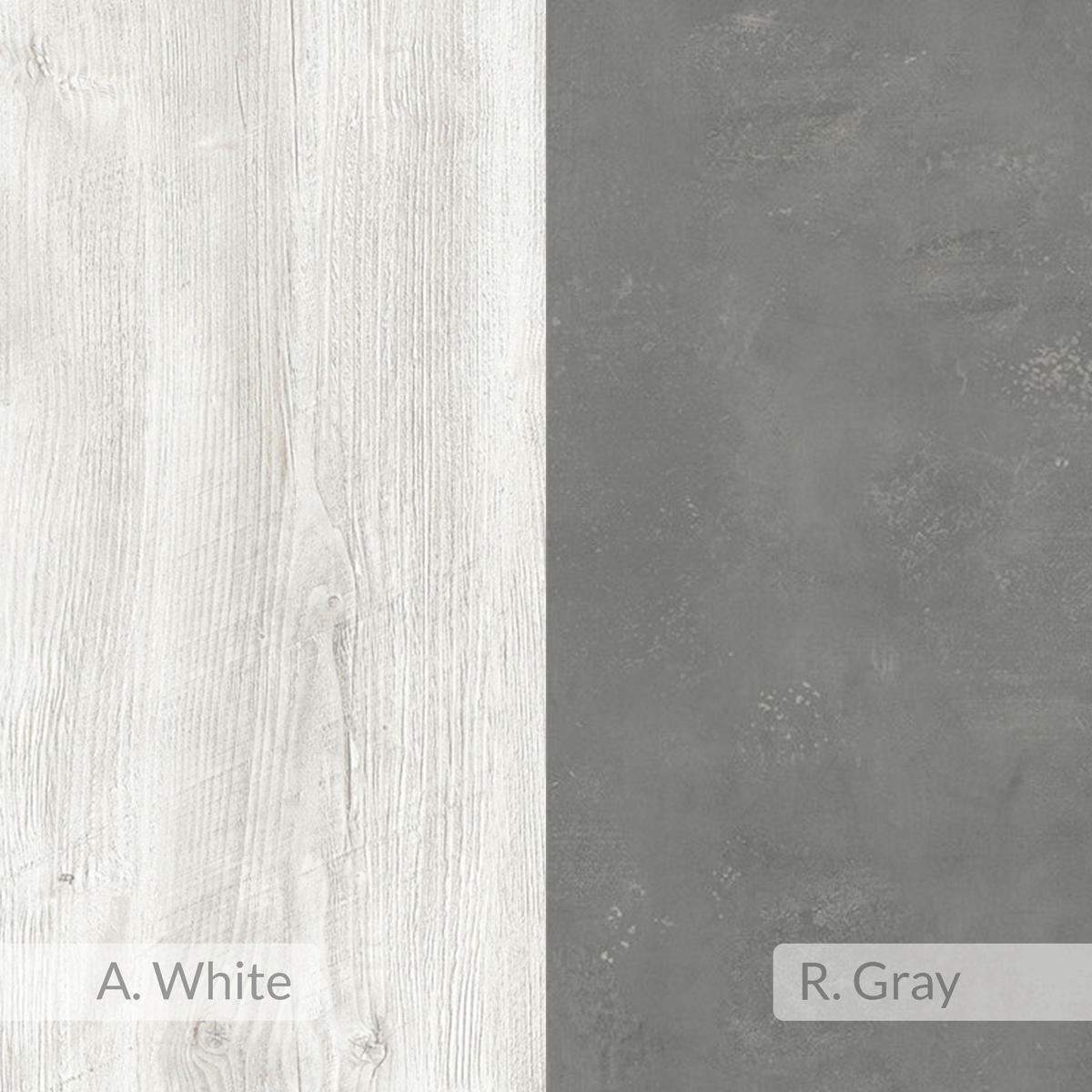 KINDERNACHTSCHRANK  - Grauweiß/Grau, Design, Holzwerkstoff (27/25/60cm) - Livetastic