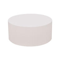 COUCHTISCH 80/80/35 cm rund Schwarz  - Schwarz, Design, Holzwerkstoff (80/80/35cm) - MID.YOU