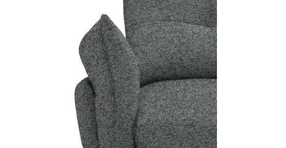ECKSOFA Graublau Bouclé  - Graublau/Schwarz, Design, Textil/Metall (250/220cm) - Xora