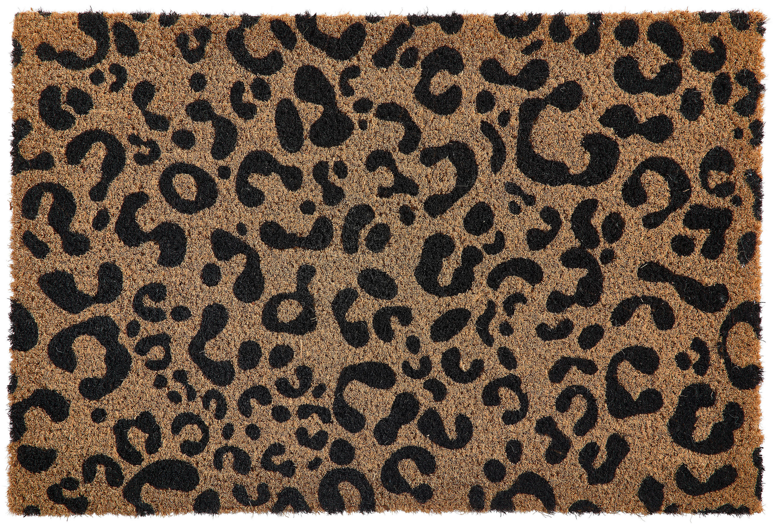 FUSSMATTE  40/60 cm  Braun, Schwarz  Animalprint  - Schwarz/Braun, KONVENTIONELL, Naturmaterialien/Kunststoff (40/60cm) - Esposa