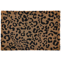FUSSMATTE  40/60 cm  Braun, Schwarz  Animalprint  - Schwarz/Braun, KONVENTIONELL, Naturmaterialien/Kunststoff (40/60cm) - Esposa