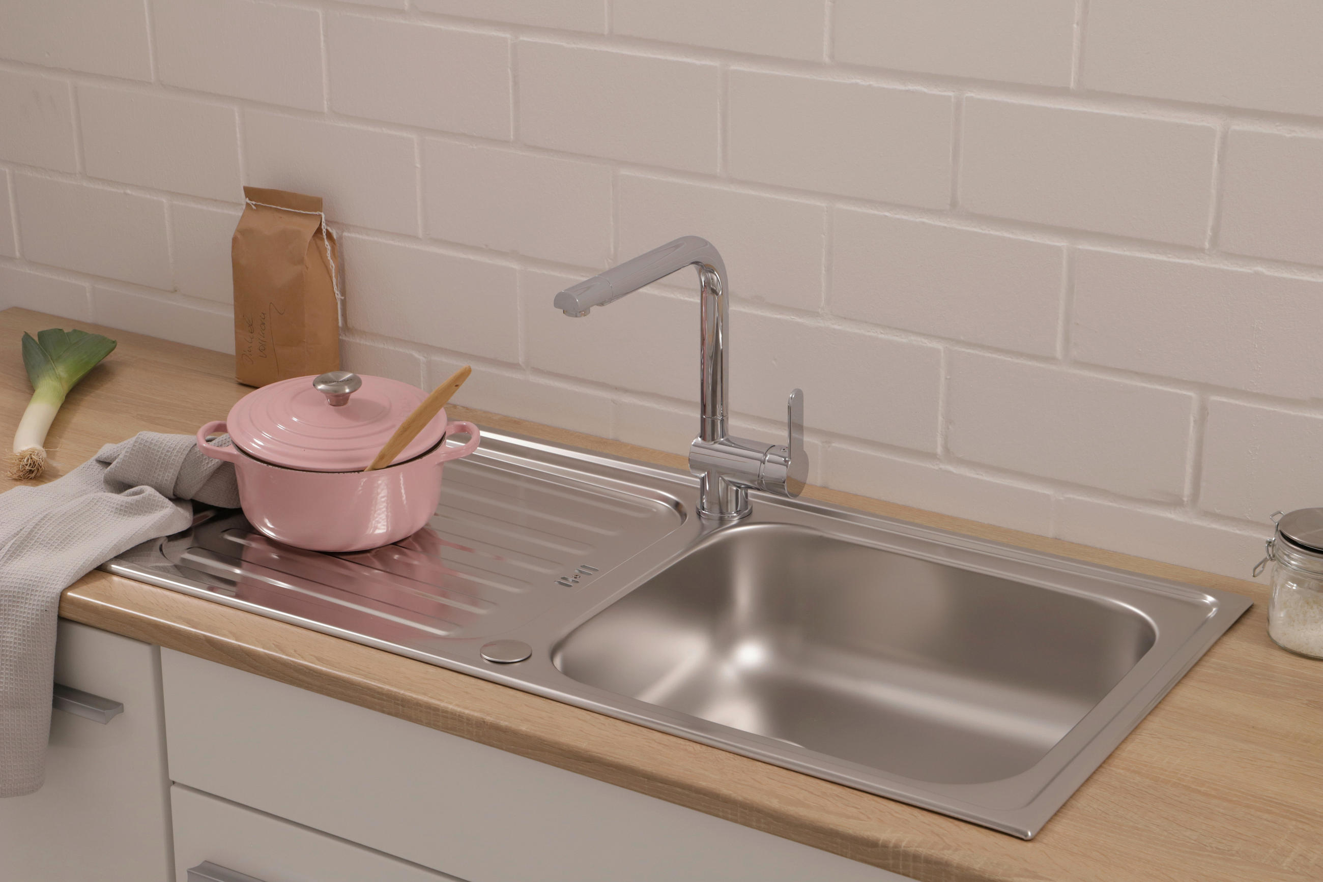 DISKHO 17503101000500100-80  - stålfärgad, Basics, metall (100/17,5/50cm) - Respekta