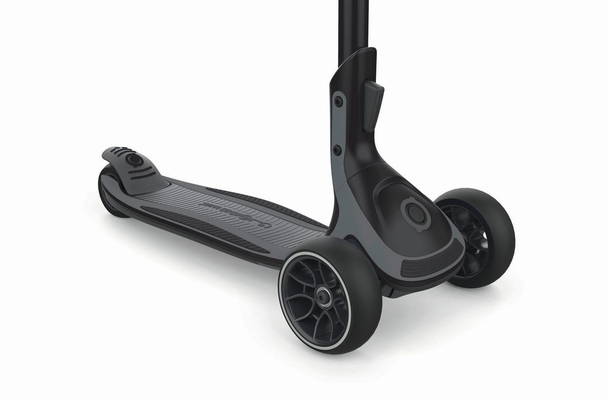 KINDERSCOOTER ULTIMUM  - Dunkelgrau/Schwarz, Basics, Kunststoff/Metall (39,5/101/63cm) - GLOBBER