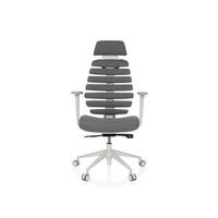 OTOČNÁ ŽIDLE, plochá tkanina, tmavě šedá - šedá/bílá, Moderní, textil/plast (67/116 - 133/65cm) - MID.YOU