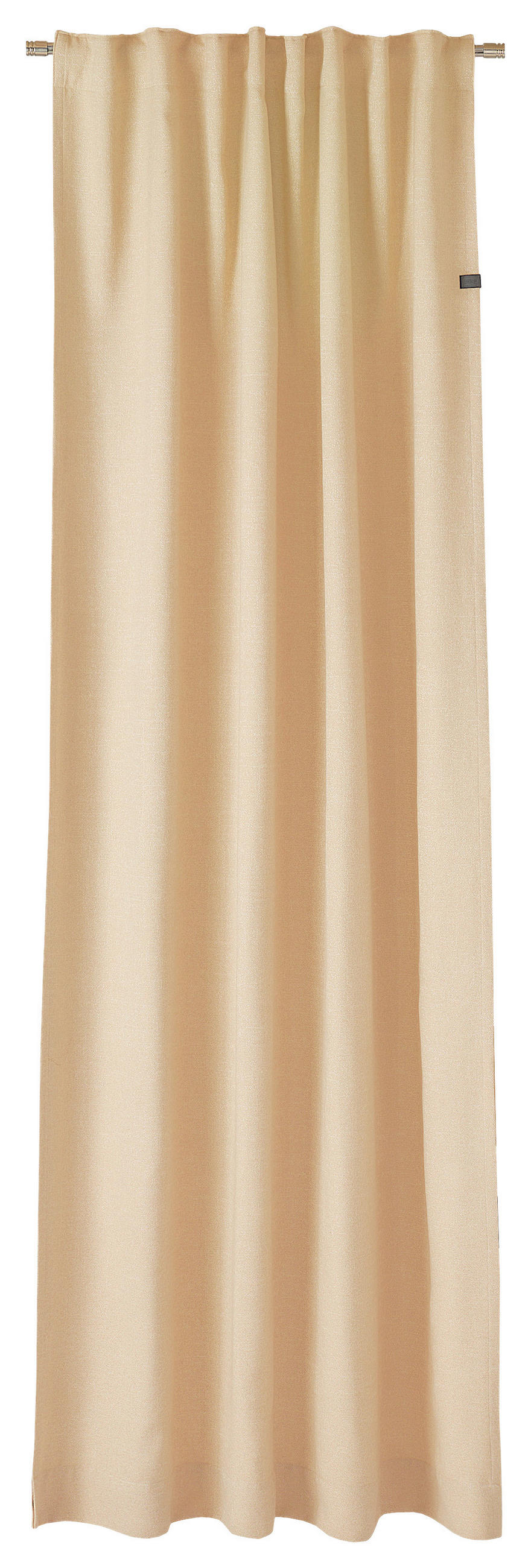 HOTOVÝ ZÁVĚS, neprůsvitné, 130/250 cm - béžová, Basics, textil (130/250cm) - Schöner Wohnen