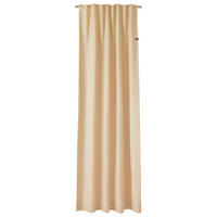 HOTOVÝ ZÁVĚS, neprůsvitné, 130/250 cm - béžová, Basics, textil (130/250cm) - Schöner Wohnen