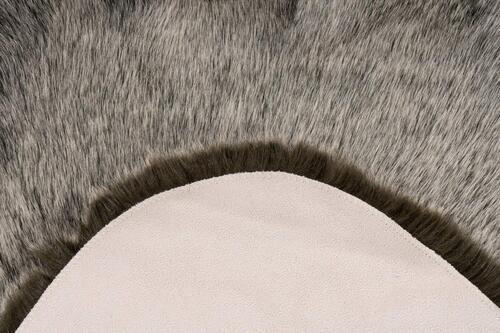 FELLTEPPICH 60/90 cm  - Braun/Olivgrün, Design, Textil (60/90cm) - Kayoom