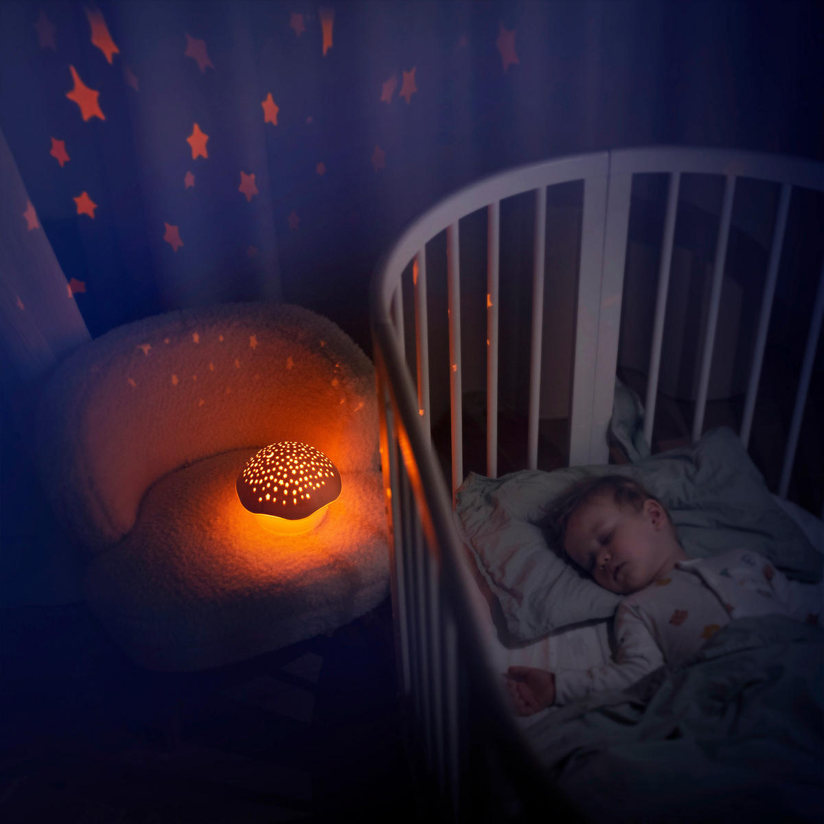 KINDER-NACHTLICHT MUSHROOM 18/13/21 cm   - Pink, Basics, Kunststoff (18/13/21cm) - Angelcare