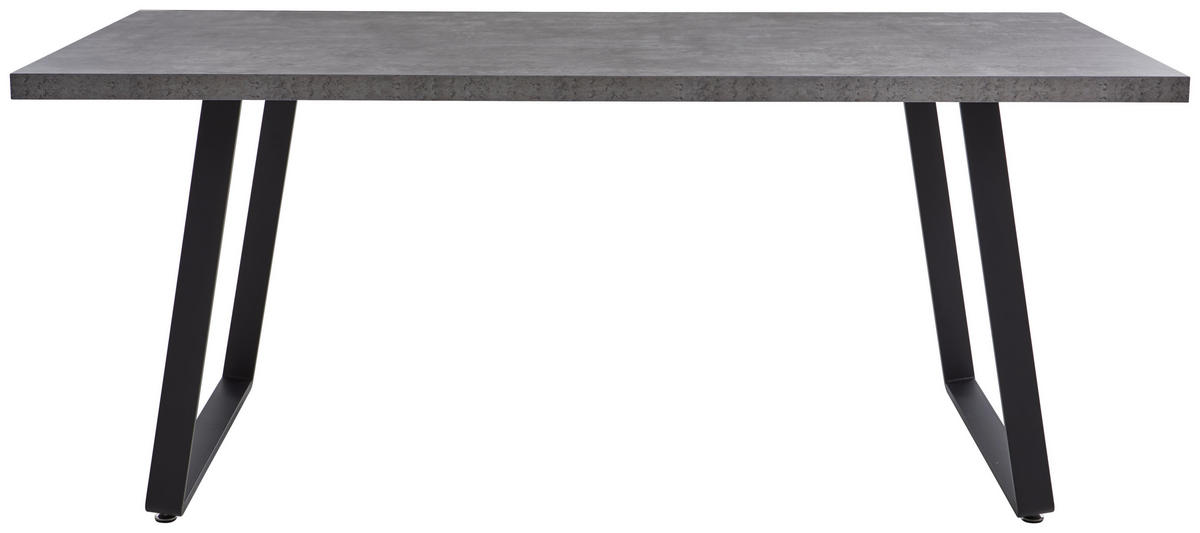 Carryhome ESSTISCH 160/90/76 cm Grau rechteckig ➤ jetzt nur Metall online