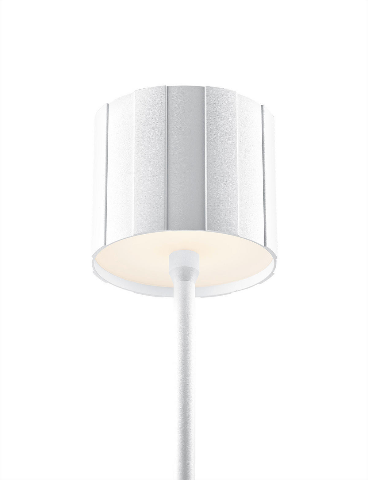 AKKU-STEHLEUCHTE Marisa 19/125 cm  - Weiß, MODERN, Metall (19/125cm) - Musterring