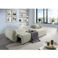 SCHLAFSOFA Flachgewebe Mintgrün  inkl. Zierkissen, Rückenkissen, Bettkasten, Schlaffunktion, Rücken echt, Liegefläche im Originalstoff  - Schwarz/Mintgrün, KONVENTIONELL, Kunststoff/Textil (250/74/92cm) - Carryhome