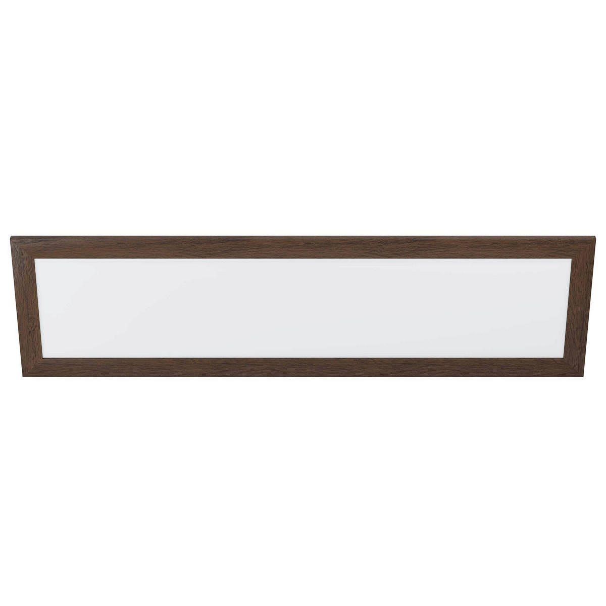 LED-PANEEL 124,5/34,5/5,5 cm  - Nussbaumfarben/Weiß, Natur, Holz/Kunststoff (124,5/34,5/5,5cm) - Eglo