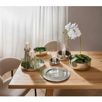 DEKOSCHALE - Silberfarben, Design, Metall (30/12cm) - Ambia Home