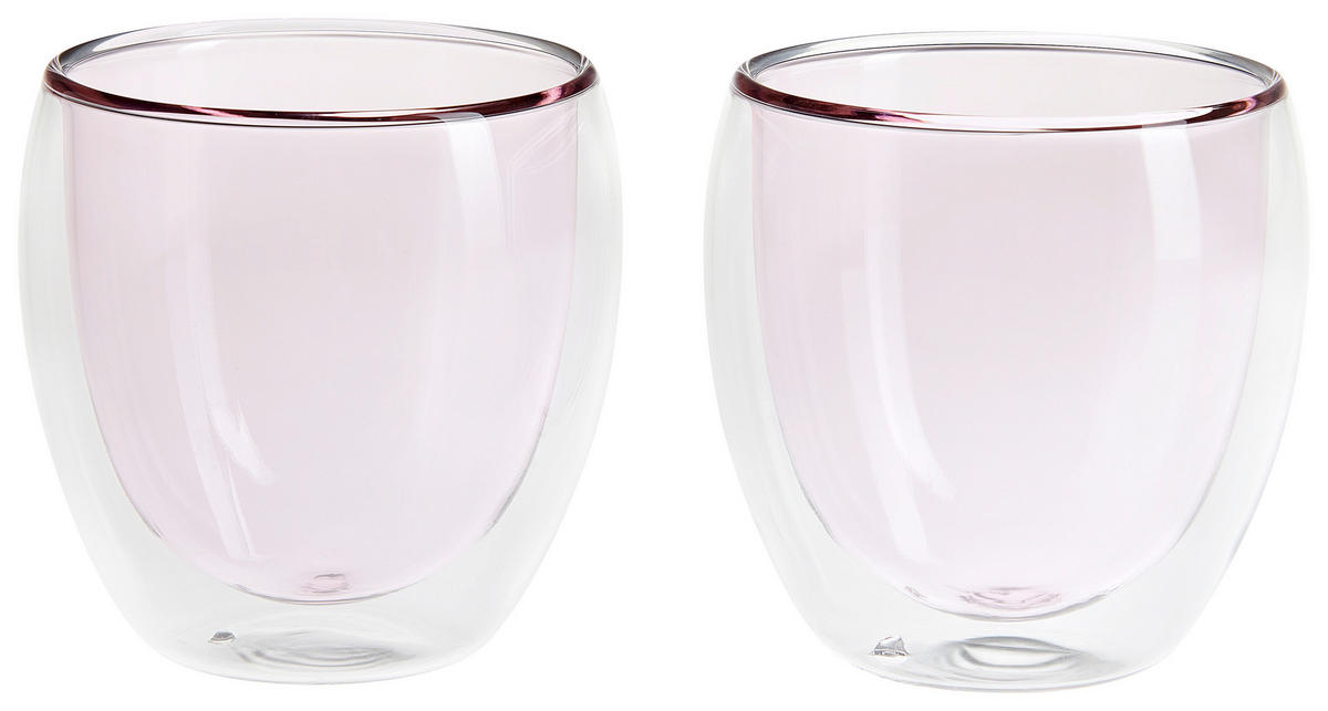 KAFFEEGLAS  - Rosa, KONVENTIONELL, Glas (8,8/8,9cm) - Novel