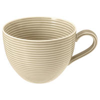 FRÜHSTÜCKSTASSE Beat sandbeige uni 350 ml  - Sandfarben, LIFESTYLE, Keramik (12,8/10,1/7,3cm) - Seltmann Weiden