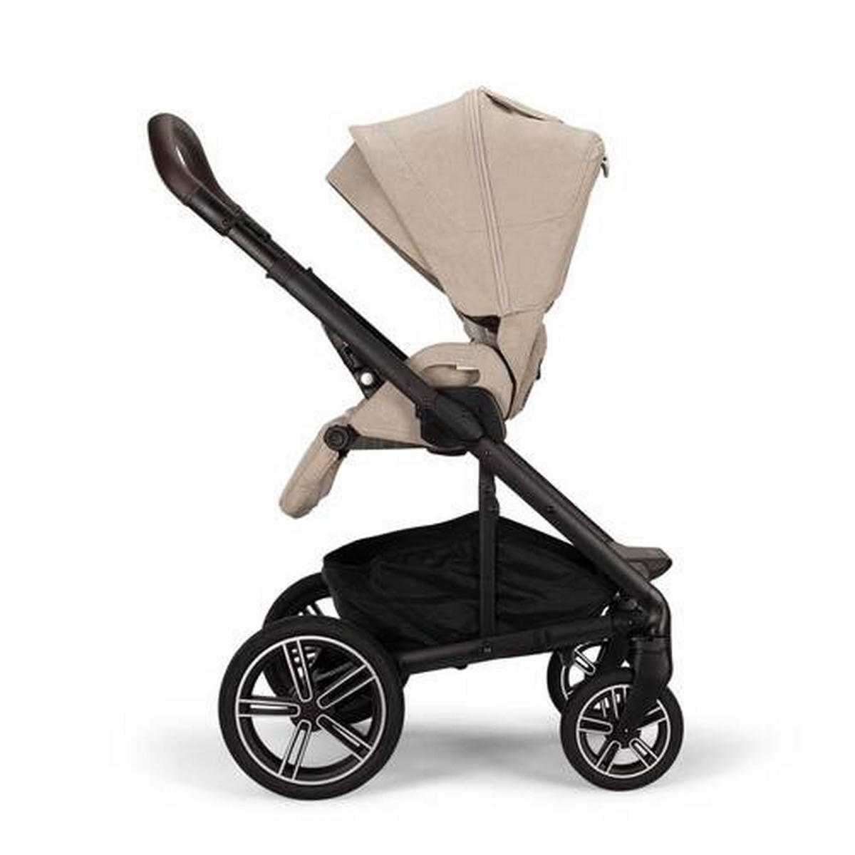 KINDERWAGENSET  MIXX NEXT  BISCOTTI  - Beige/Schwarz, Basics, Kunststoff/Textil (60/110/82cm) - Nuna